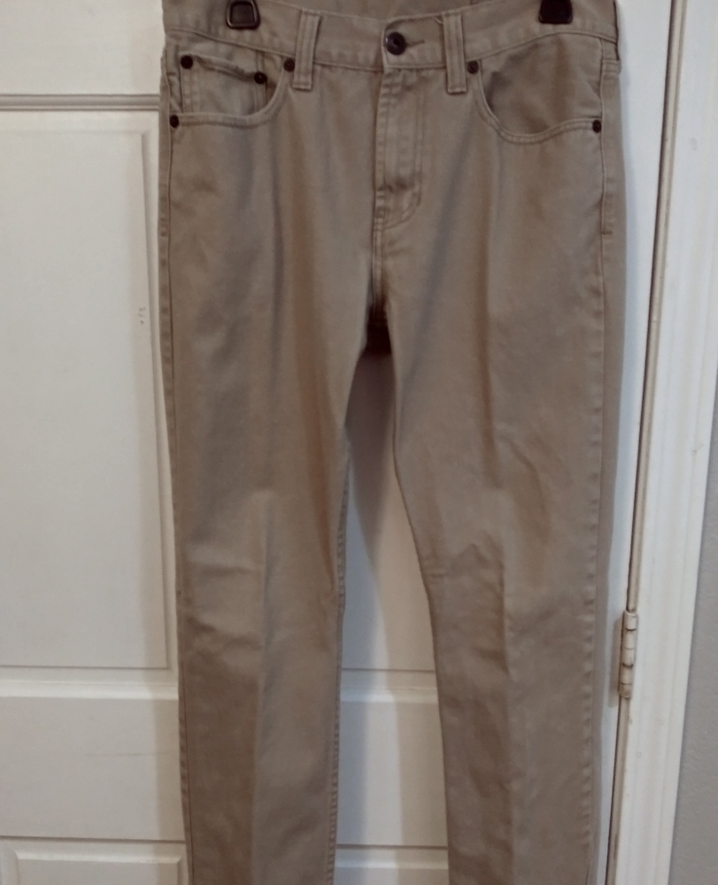 MENS KHAKI JEANS NWOT 32×32